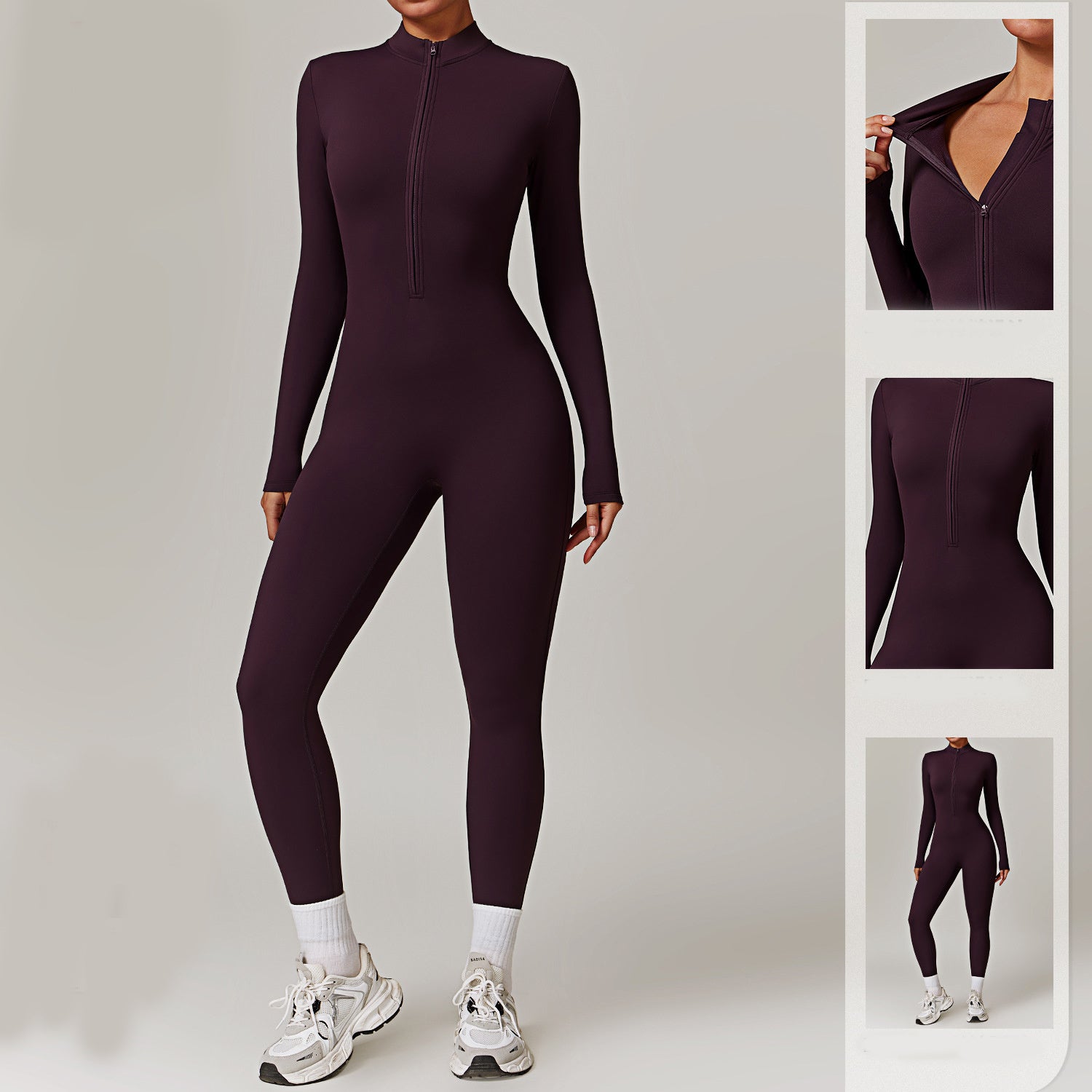 AirFlow Long-Sleeve Yoga Bodysuit