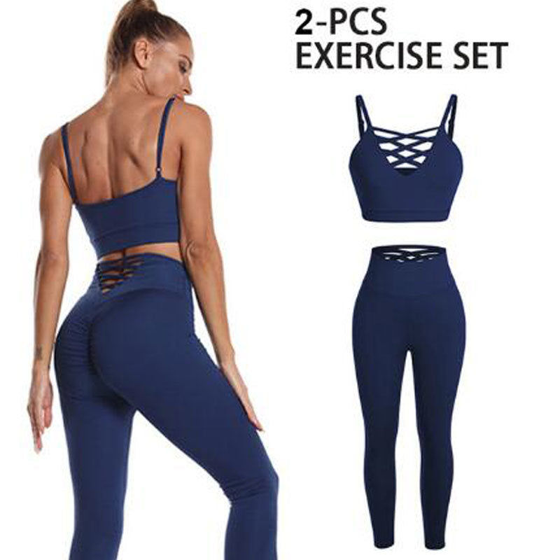 Women's Adjustable Bra Pants Exercise Suit