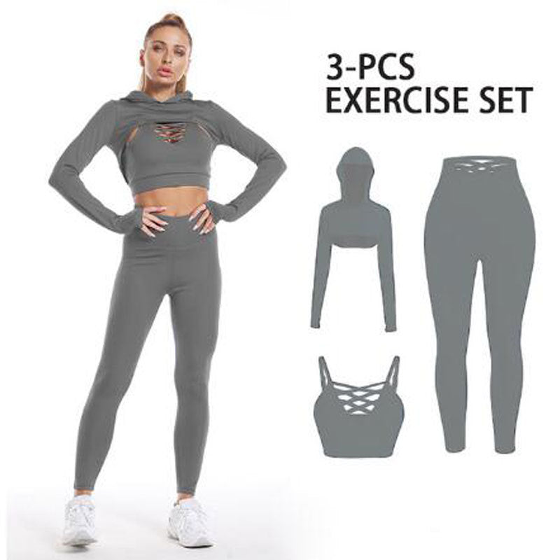 Women's Adjustable Bra Pants Exercise Suit