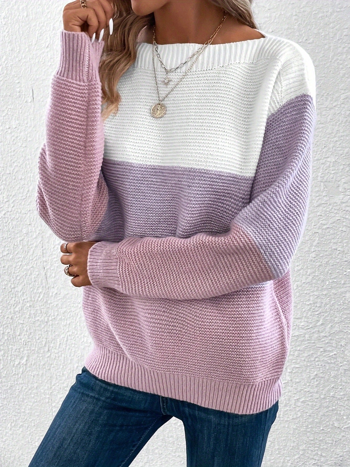 Nordic Chic Loose Knit Top