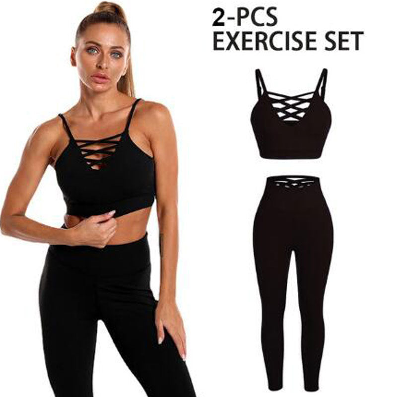 Women's Adjustable Bra Pants Exercise Suit