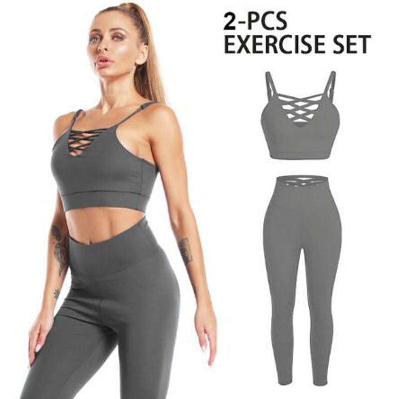 Women's Adjustable Bra Pants Exercise Suit