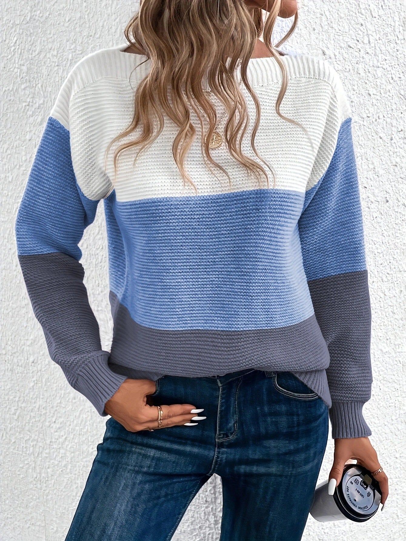 Nordic Chic Loose Knit Top