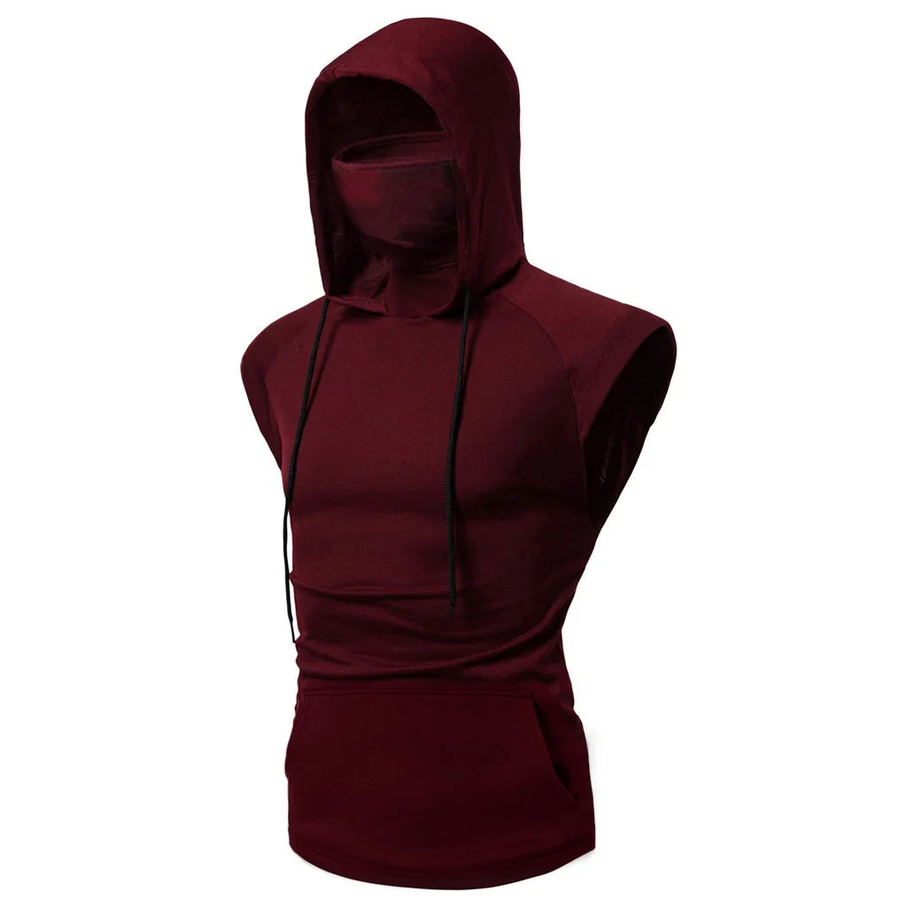 Men Stretch Fitness Ninja Suit