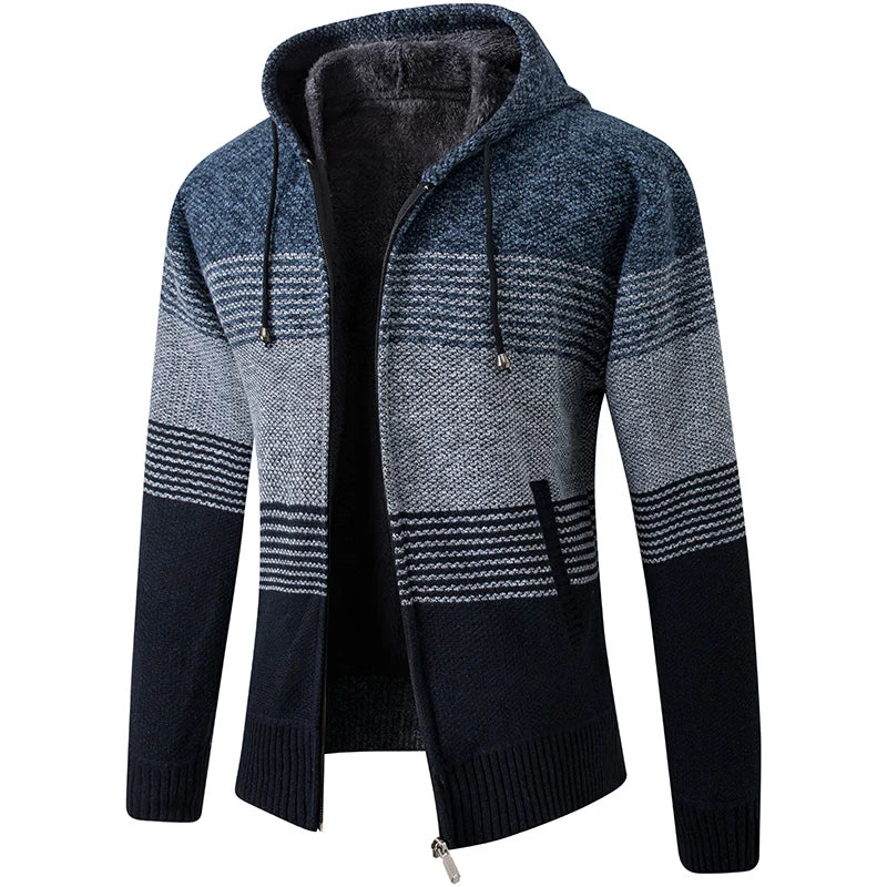 Winter Wool Zipper Slim Fi Jacket