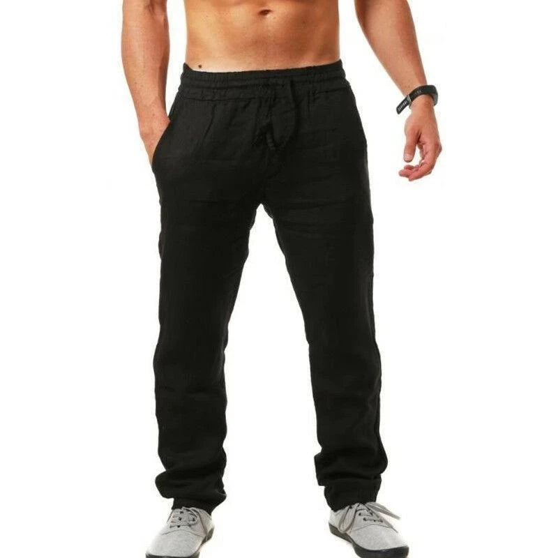 Men Cotton Linen Loose Pant