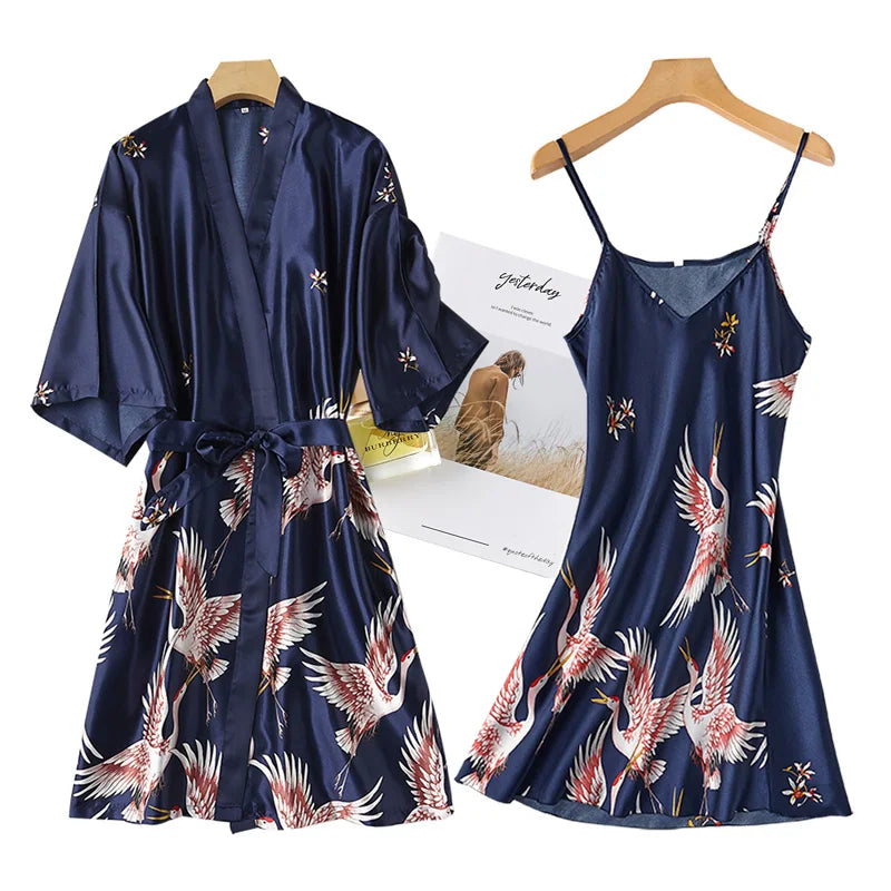 Women Rayon Robe Nightgown