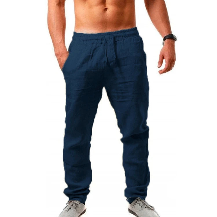 Men Cotton Linen Loose Pant