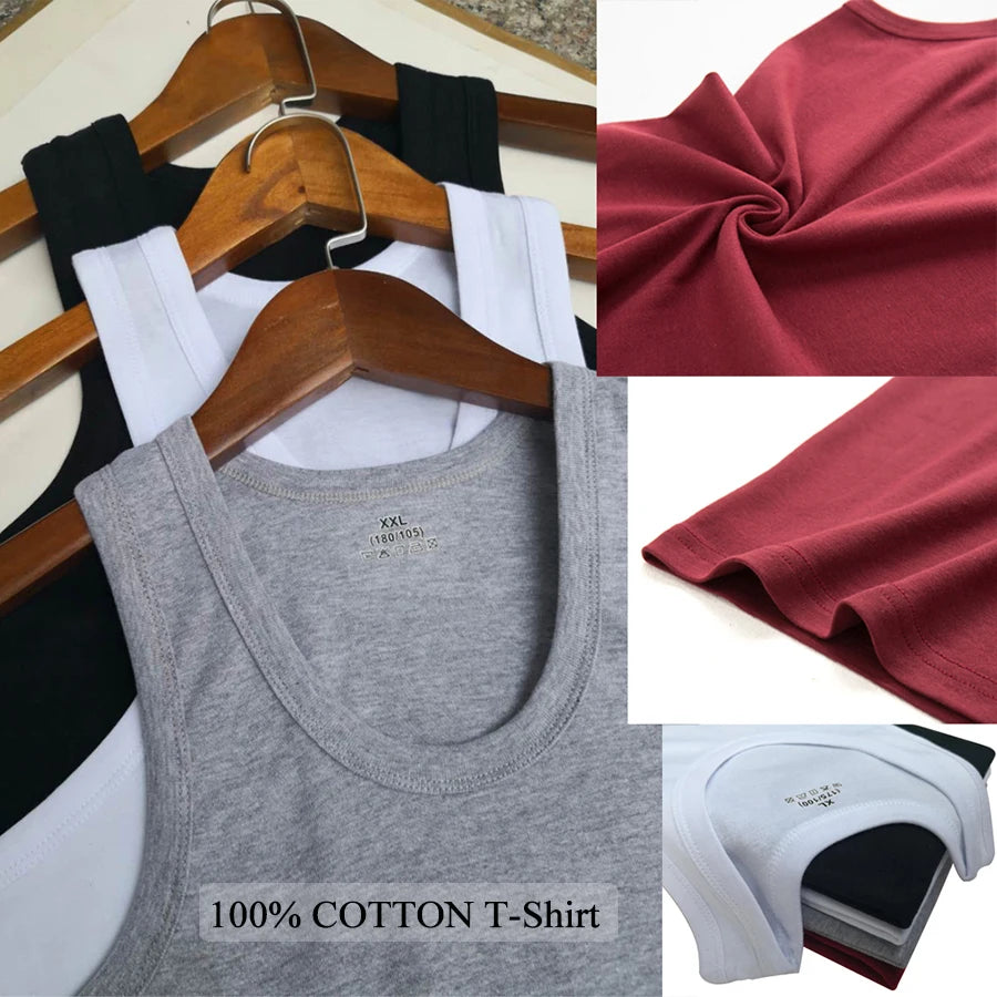 Men 100% Cotton Tank Top