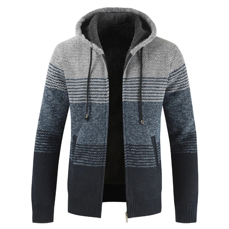 Winter Wool Zipper Slim Fi Jacket