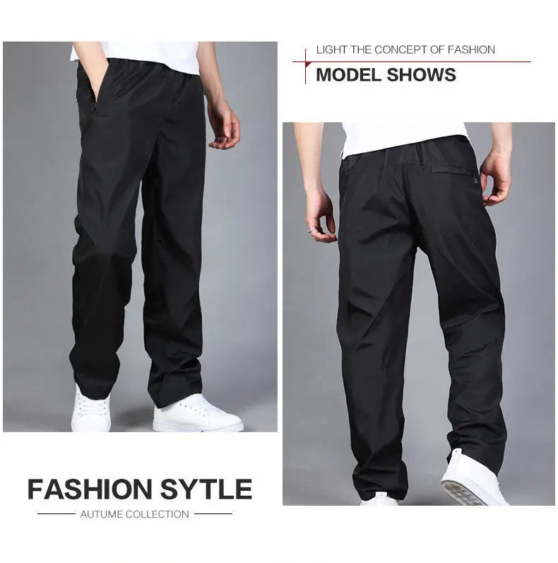 Men Velvet Warm Straight Pant