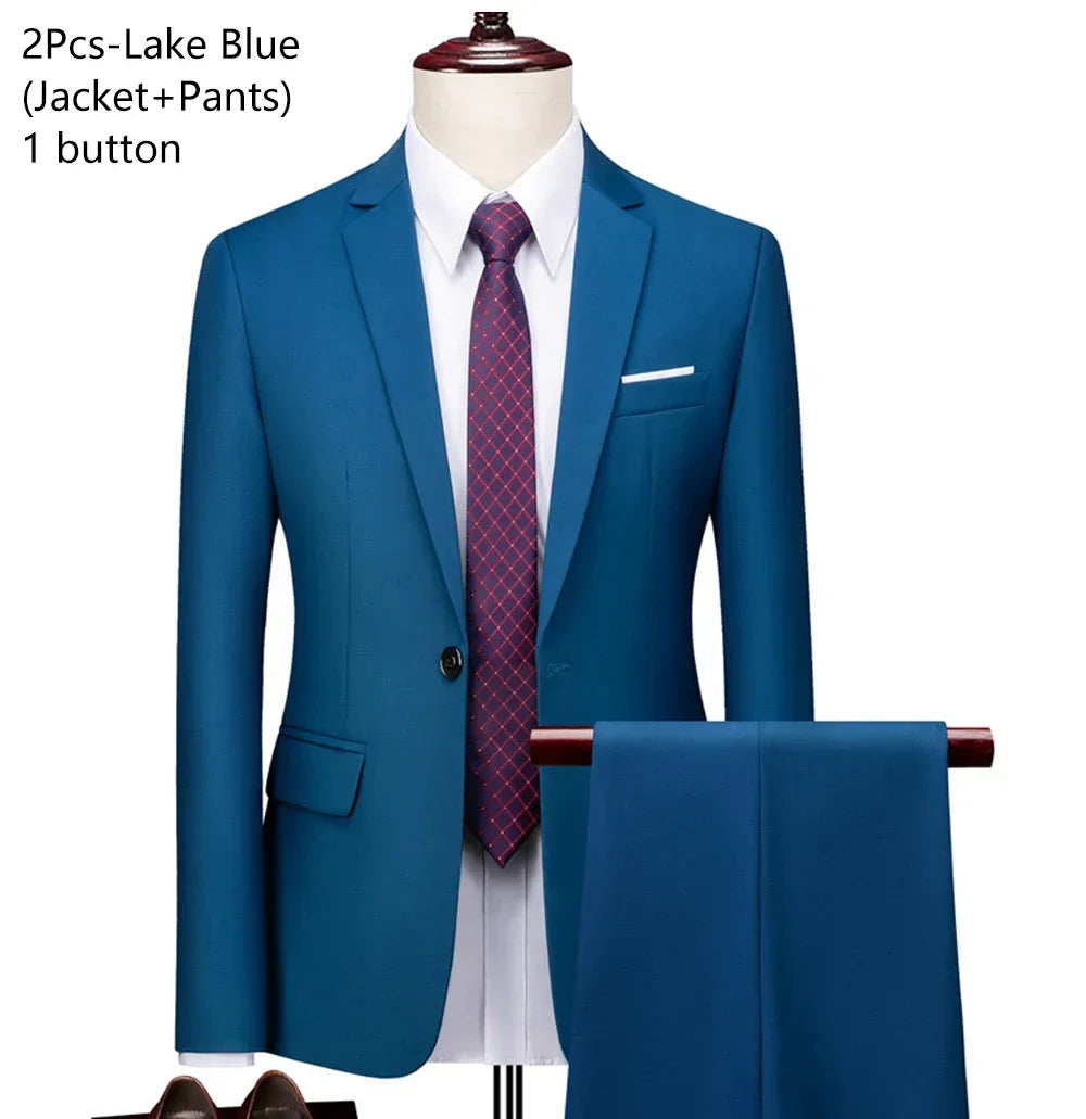 Wedding Blazer 2 Set Elegant Suit