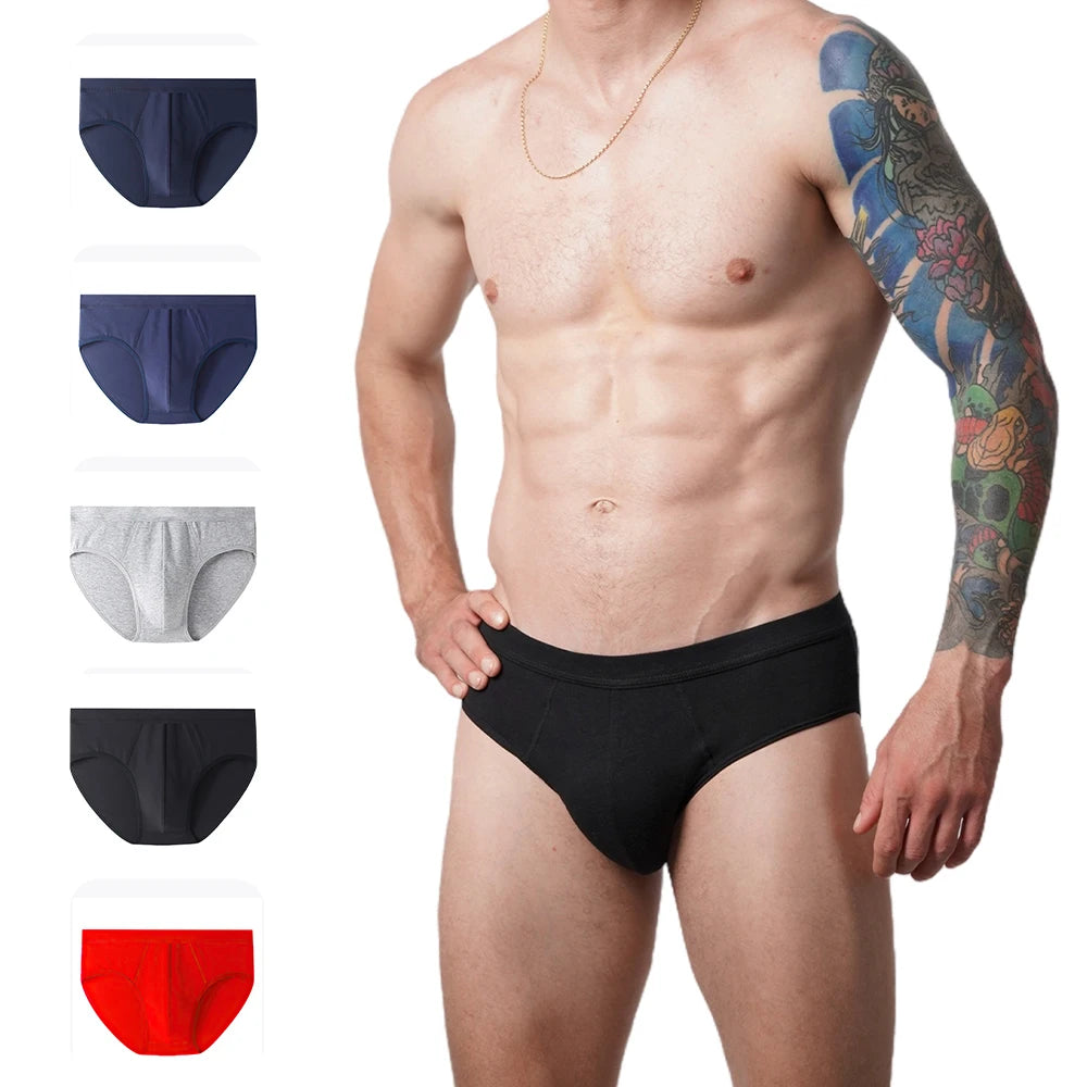 Men breathable Cotton Briefs