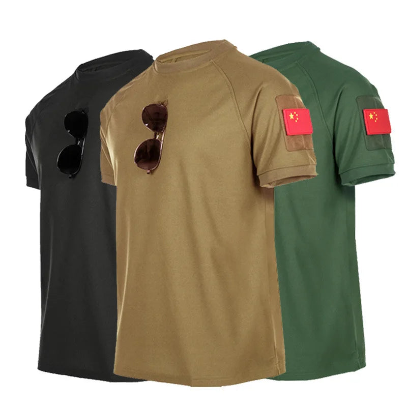 Men Quick Dry Army T-shirts