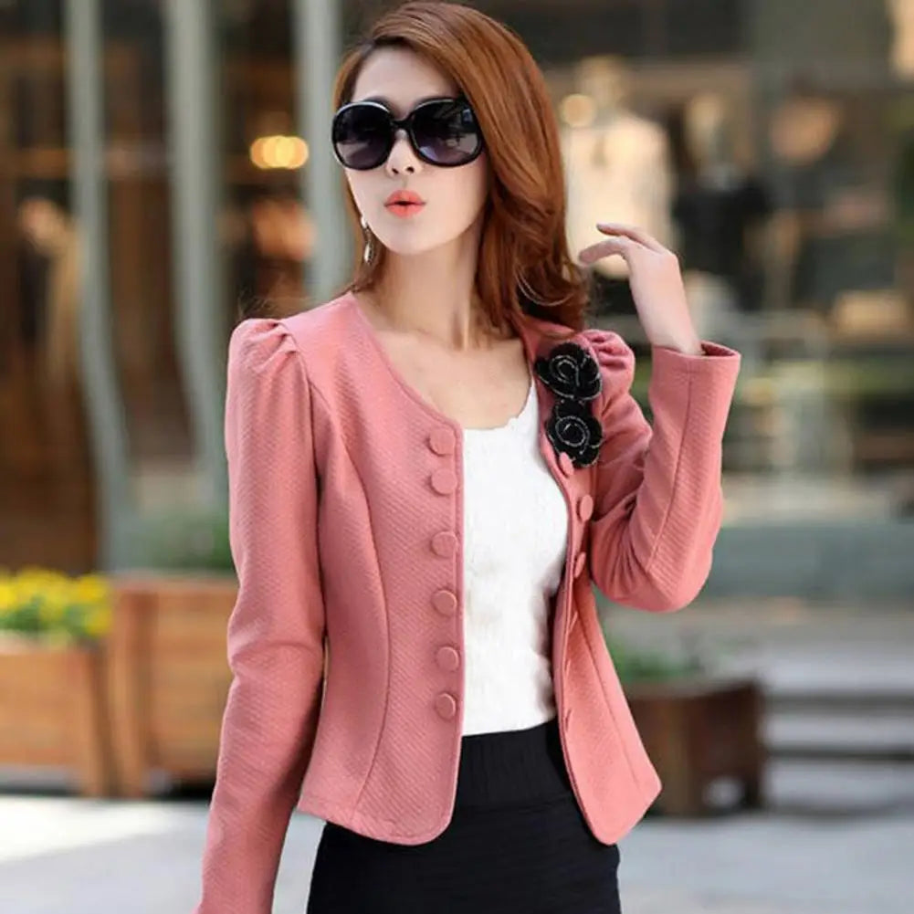 Woman Chic Short Coat