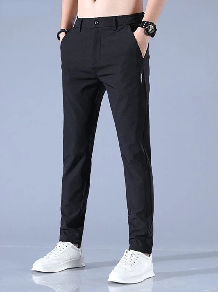 Men Summer Ice Silk Casual Pant