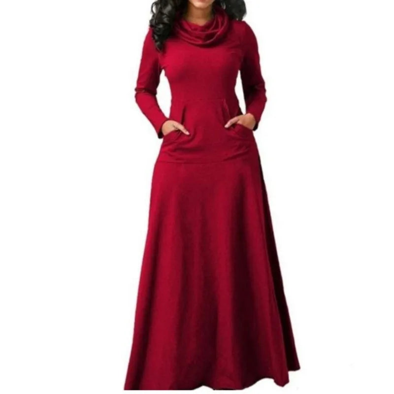 Women Long Sleeve Maxi Dress