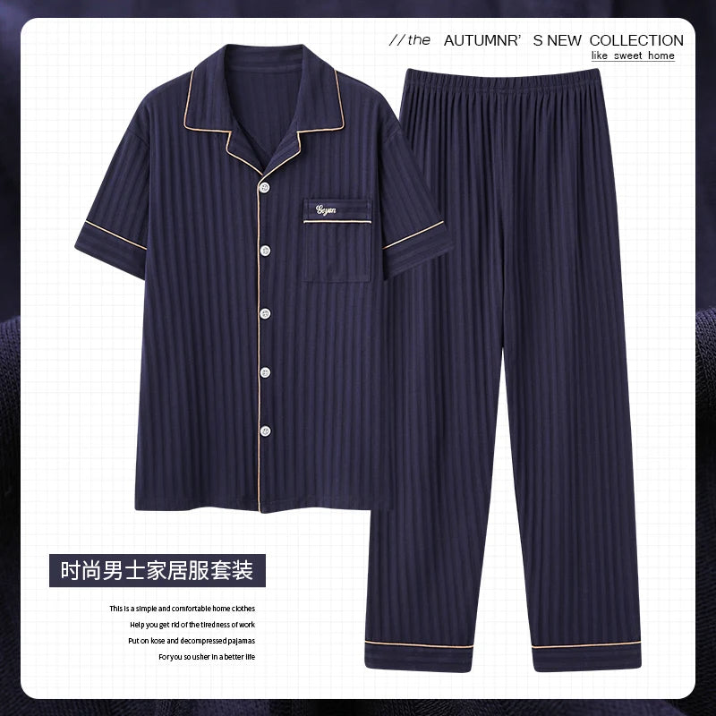 Luxury Knited Cotton Pajamas Set