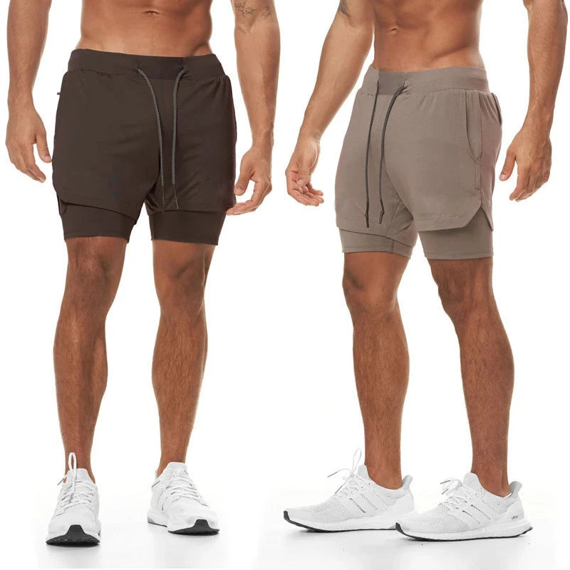 Men Quick Dry 2 In 1 Short