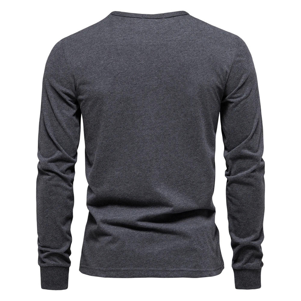 Men Letter Print Long Sleeve T-shirt