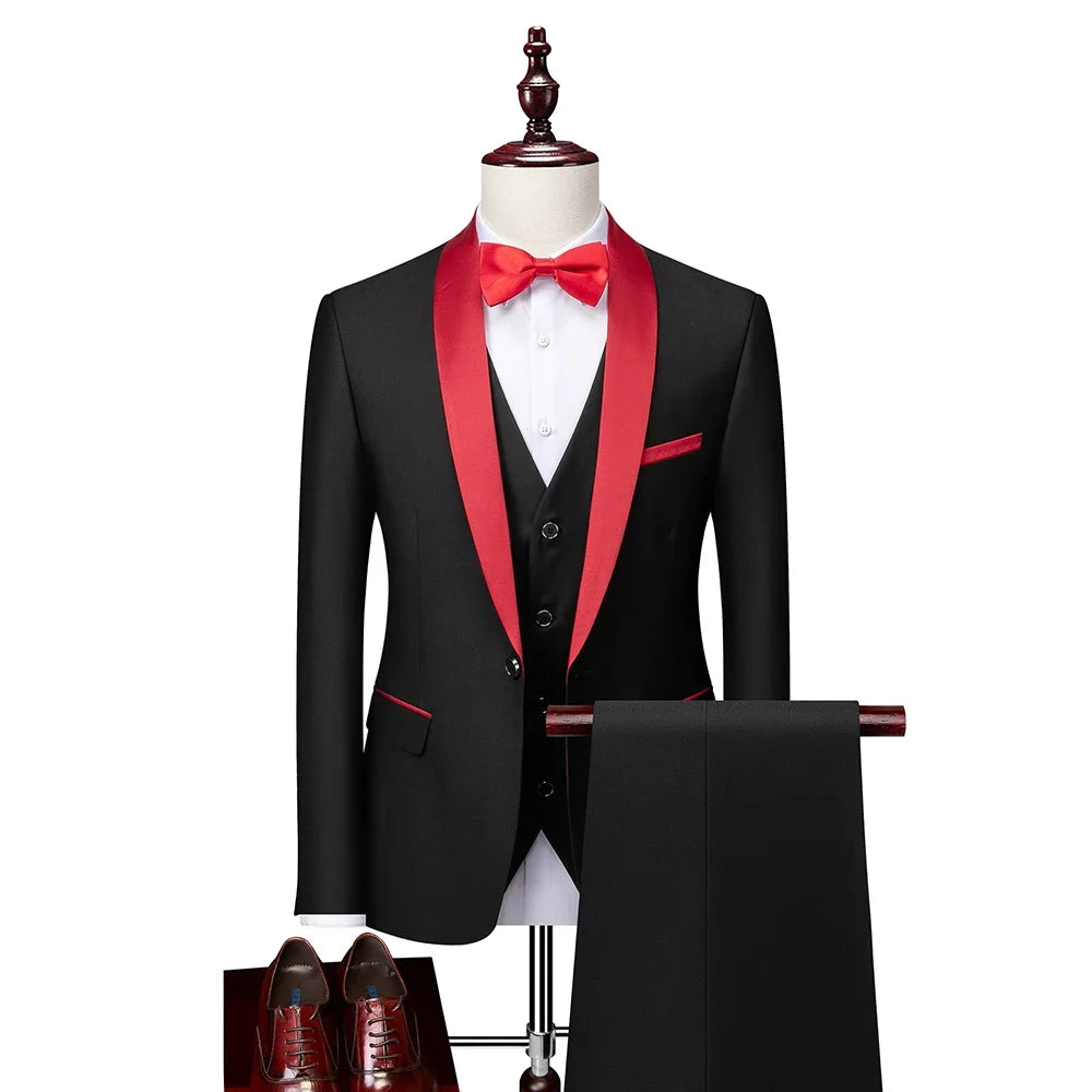 Formal Slim Fit Tuxedo Prom Suit