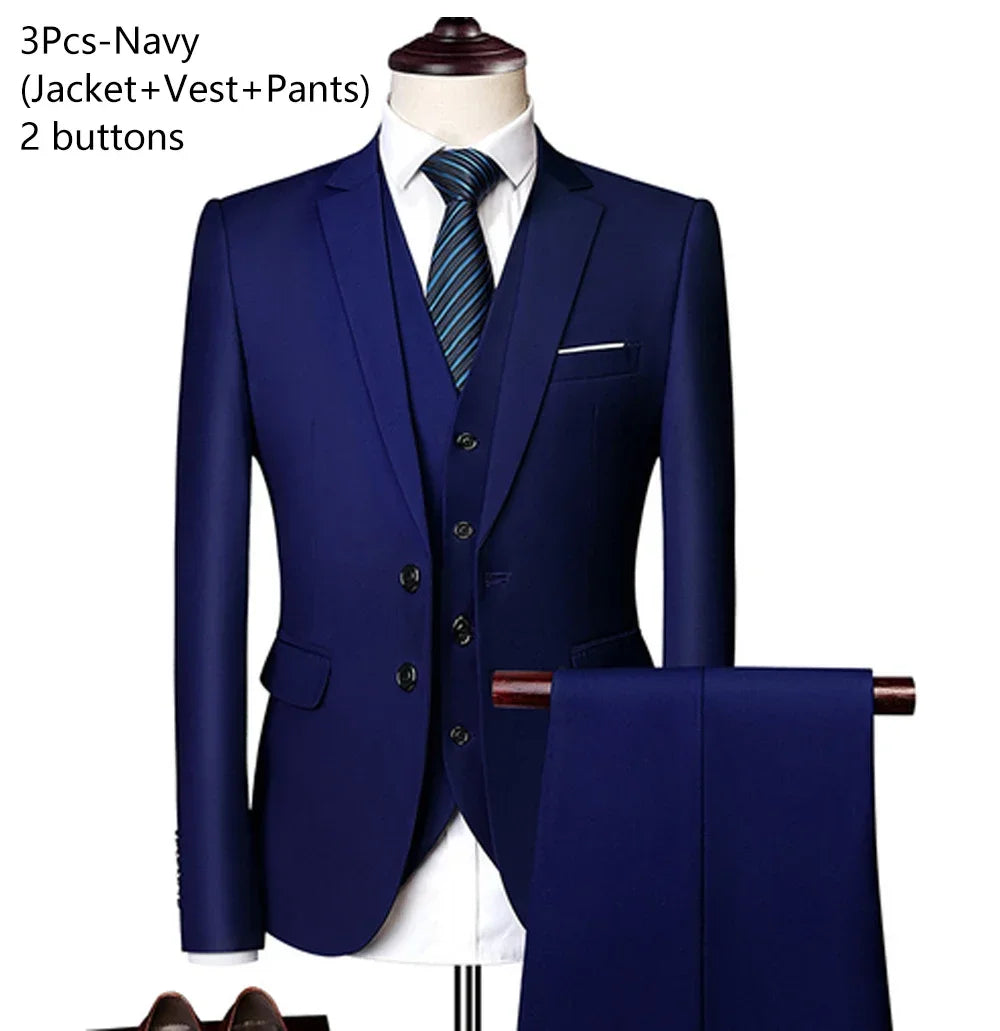 Wedding Blazer 2 Set Elegant Suit