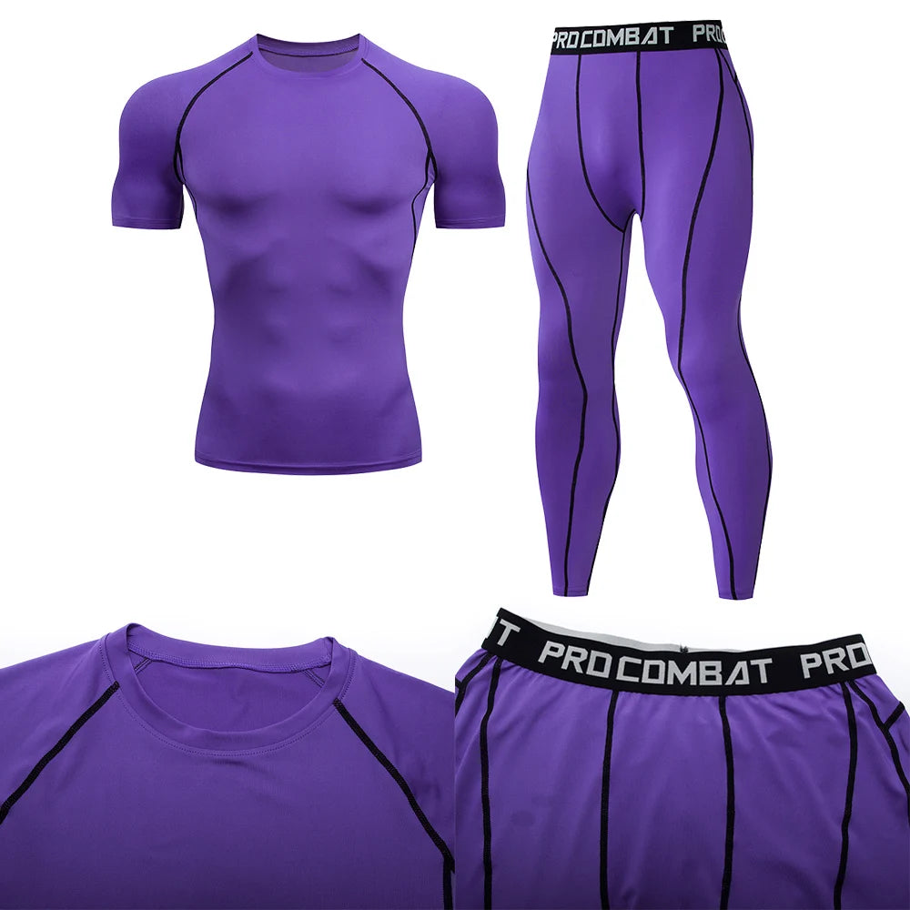 Men Compression Sportswear Suit