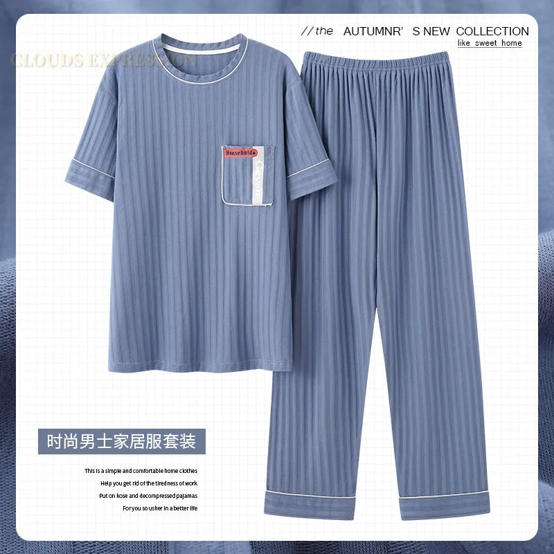 Luxury Knited Cotton Pajamas Set