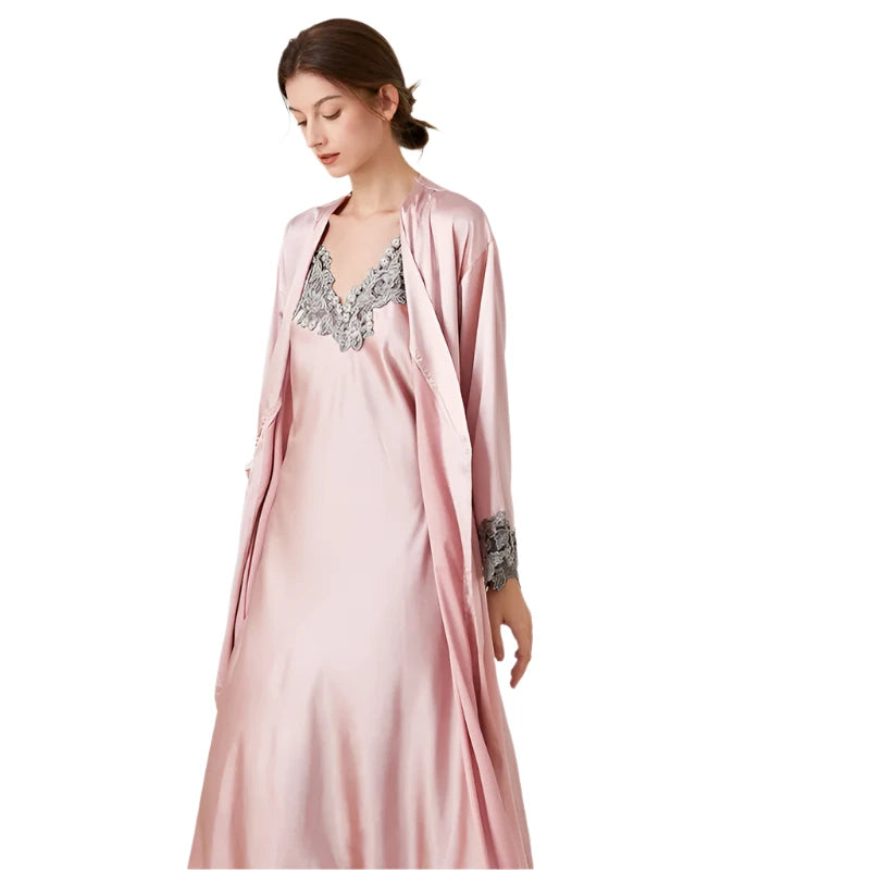 Bride Wedding Long Dressing Gown