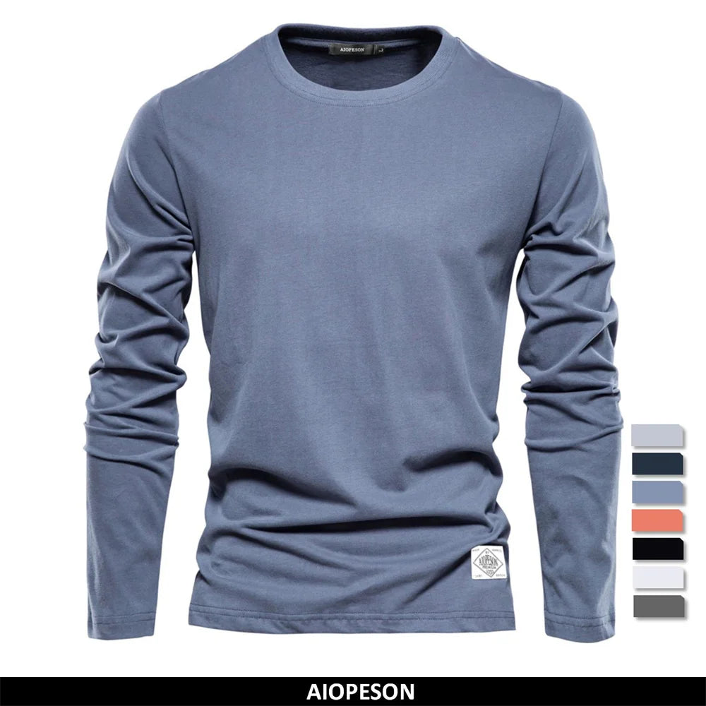 Men Classic Long Sleeve T shirt