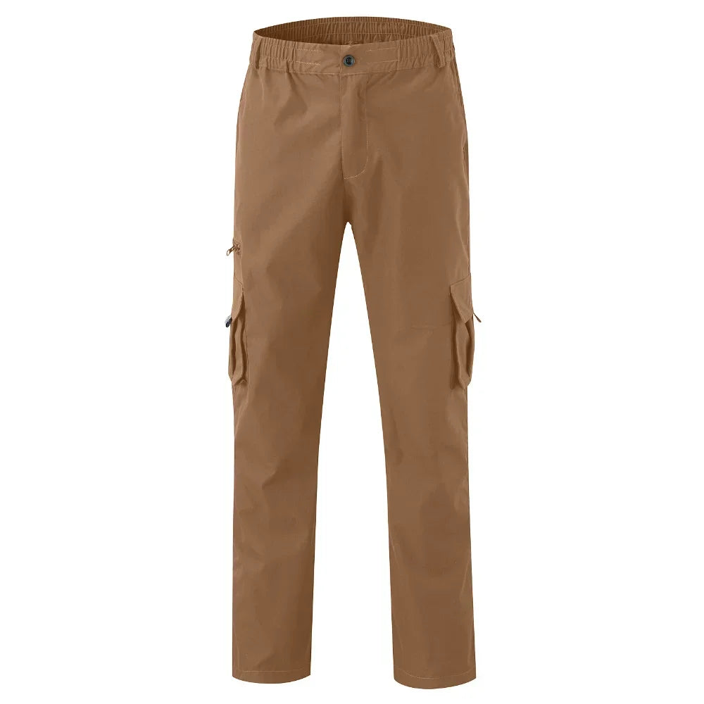 Elastic Multi-pocket Loose Pant