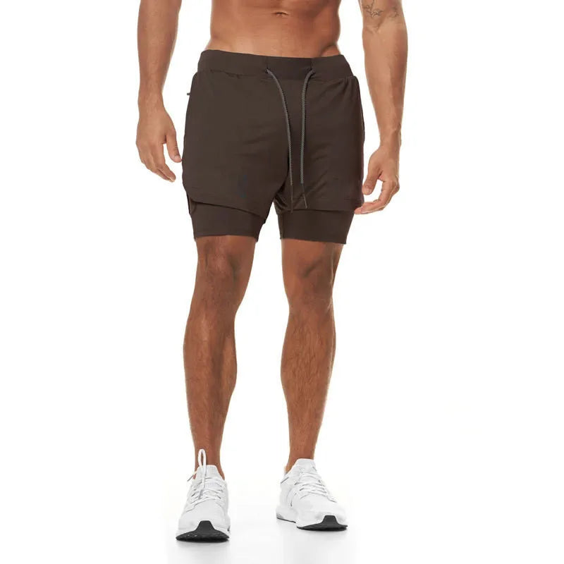 Men Quick Dry 2 In 1 Short