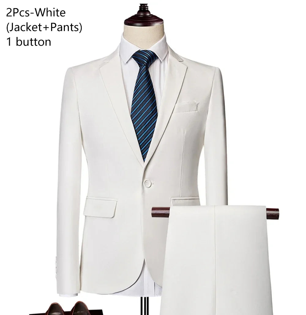 Wedding Blazer 2 Set Elegant Suit