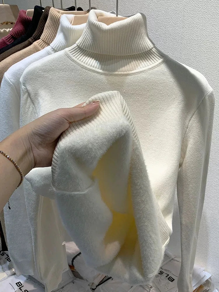 Women Turtleneck Winter Sweater