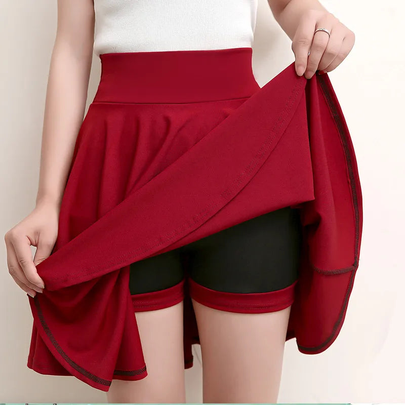 Women Versatile Flared Skirt