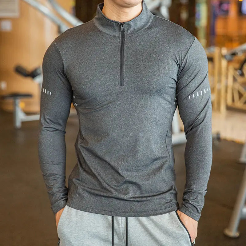 Men Slim Fit Track Top