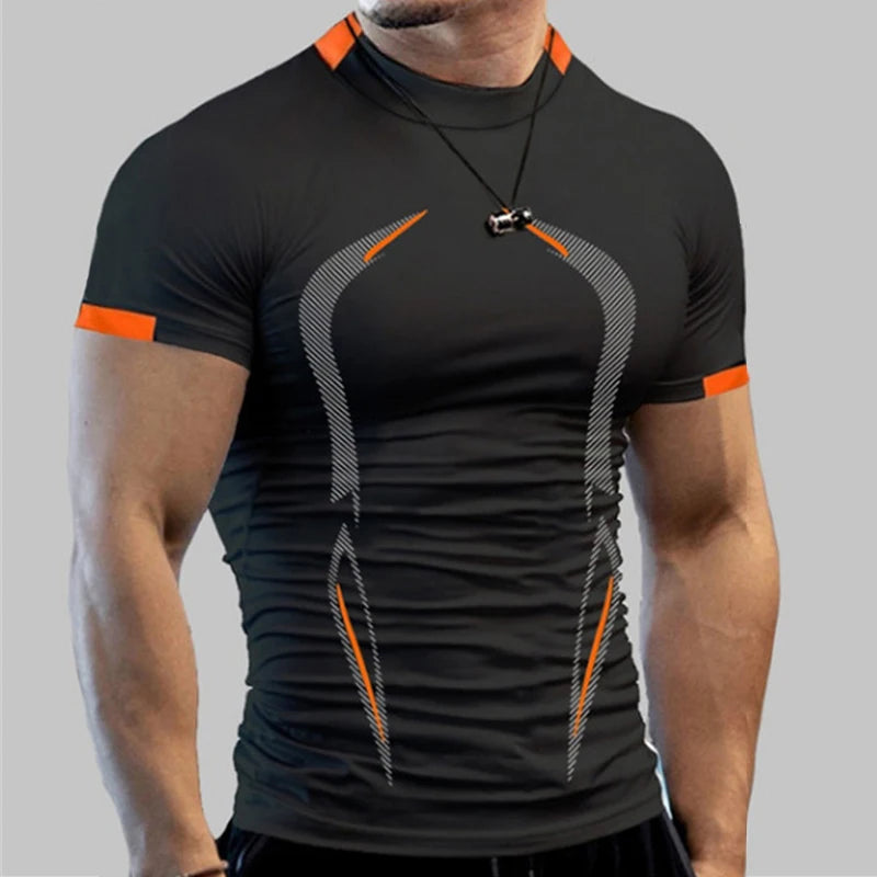 Men Compression Gym t Shirt