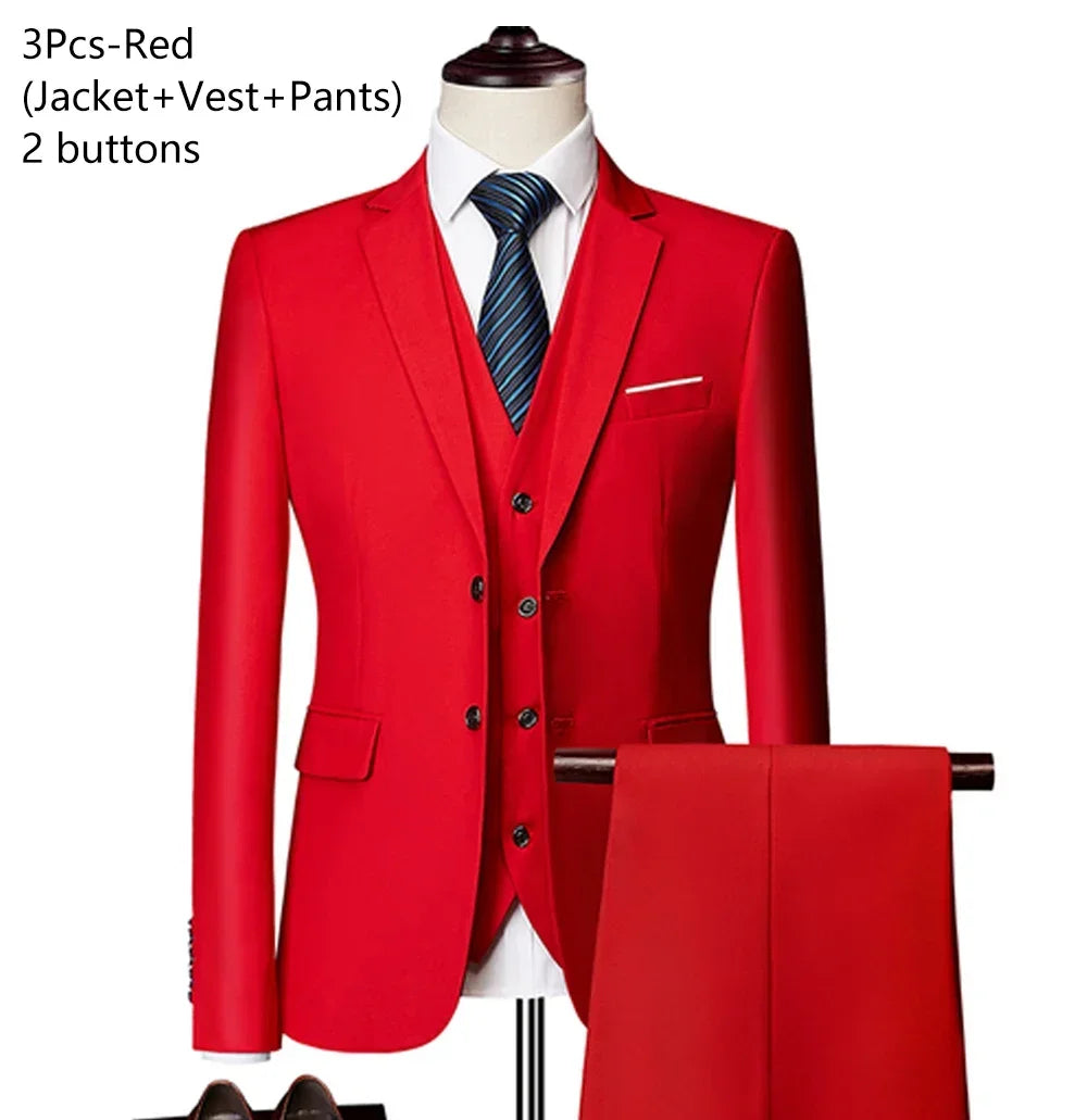 Wedding Blazer 2 Set Elegant Suit