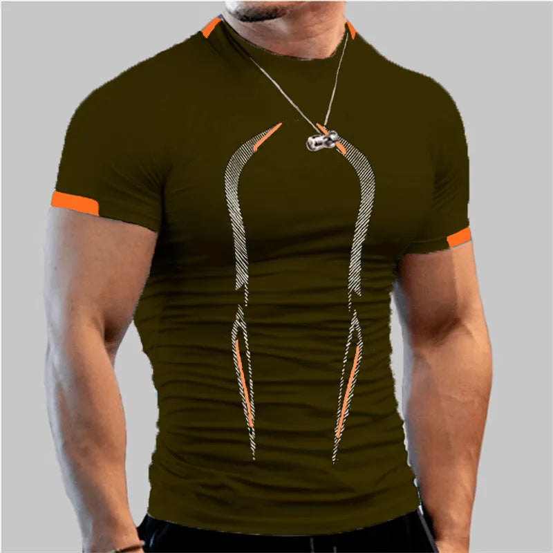 Men Compression Gym t Shirt