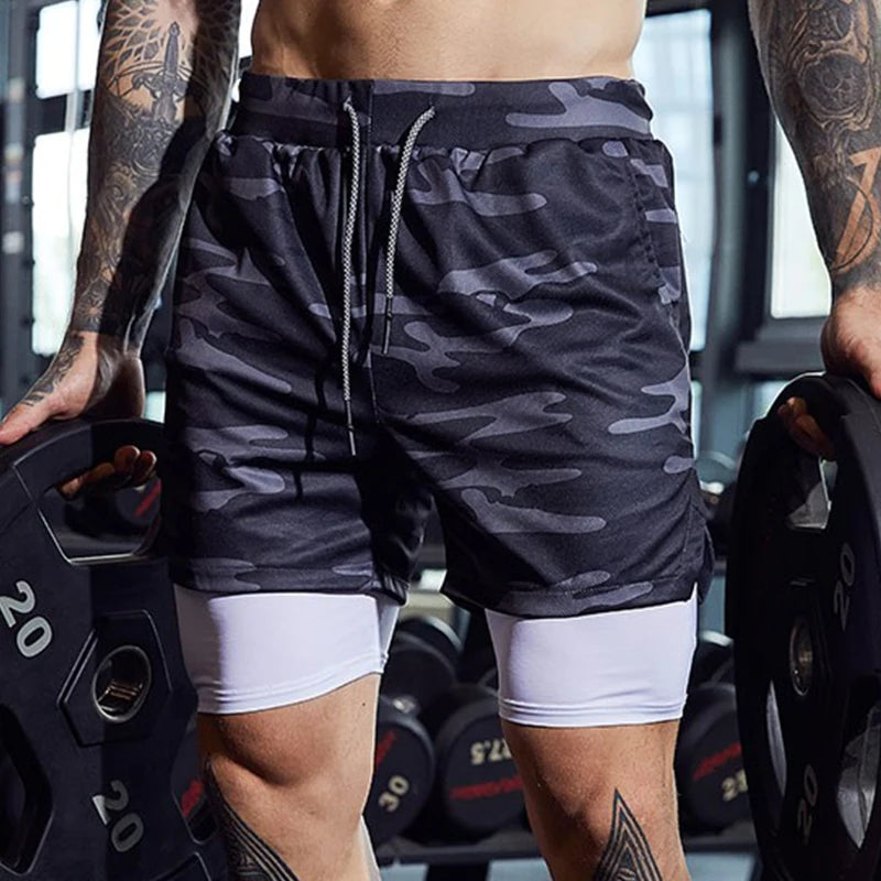 Men Double-deck Running Short