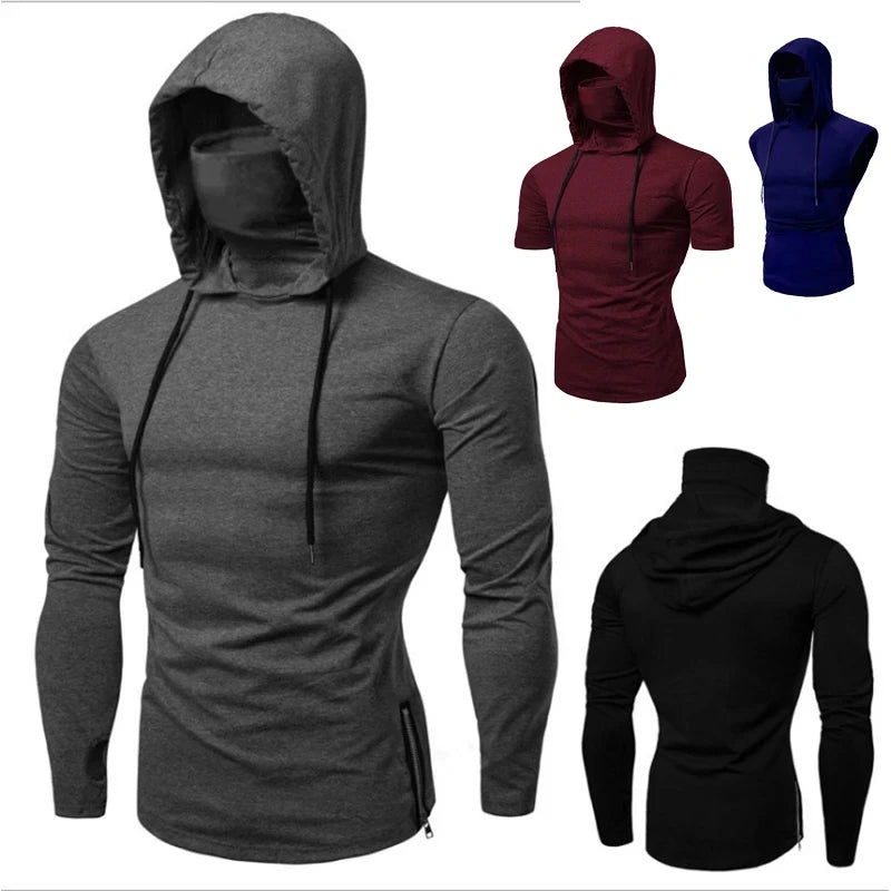 Men Stretch Fitness Ninja Suit