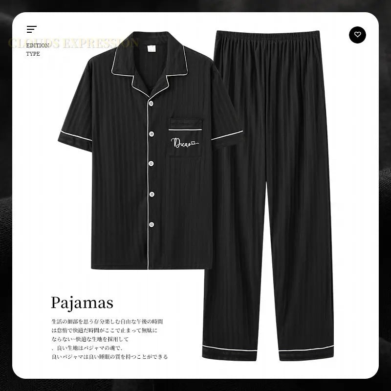 Luxury Knited Cotton Pajamas Set