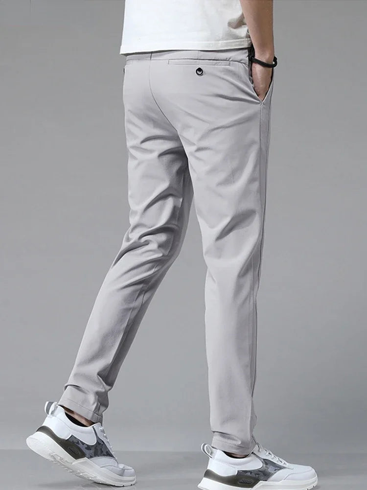 Men Summer Ice Silk Casual Pant