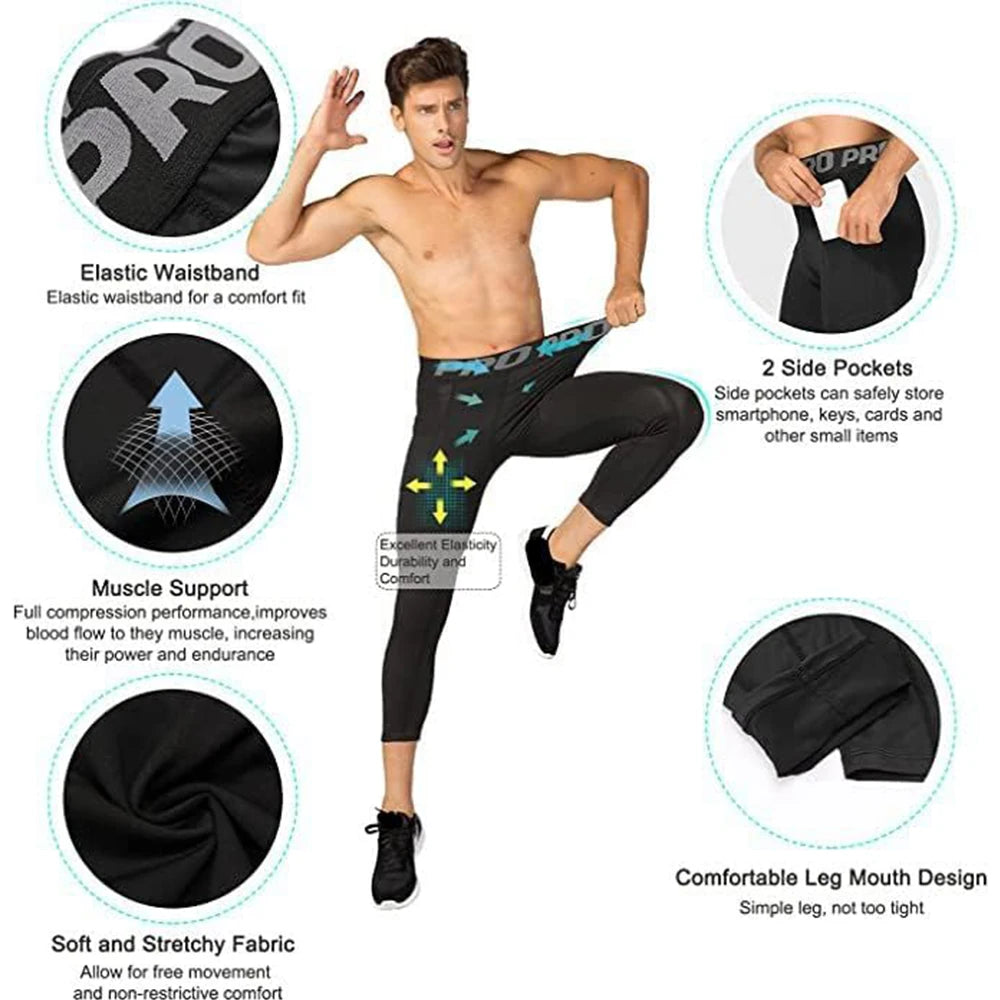 Men Gym Workout Legging