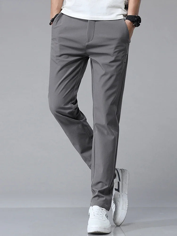 Men Summer Ice Silk Casual Pant