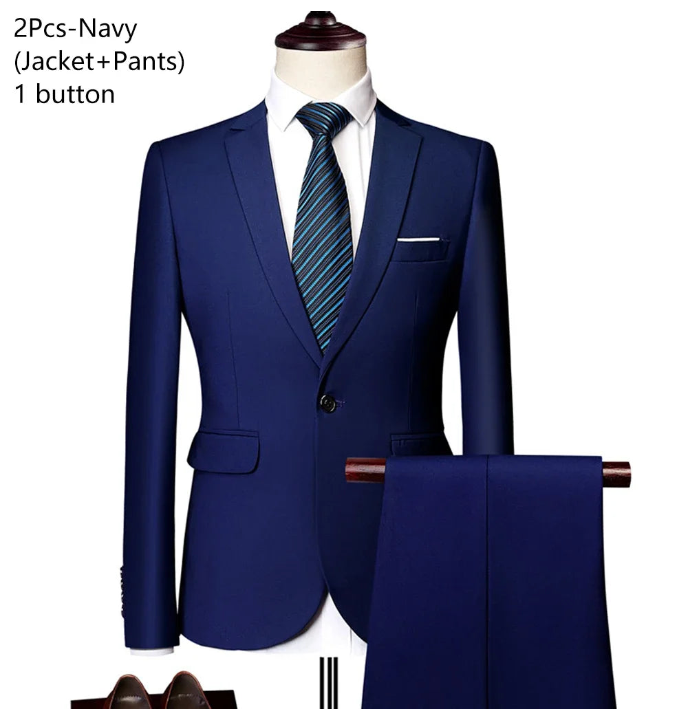 Wedding Blazer 2 Set Elegant Suit