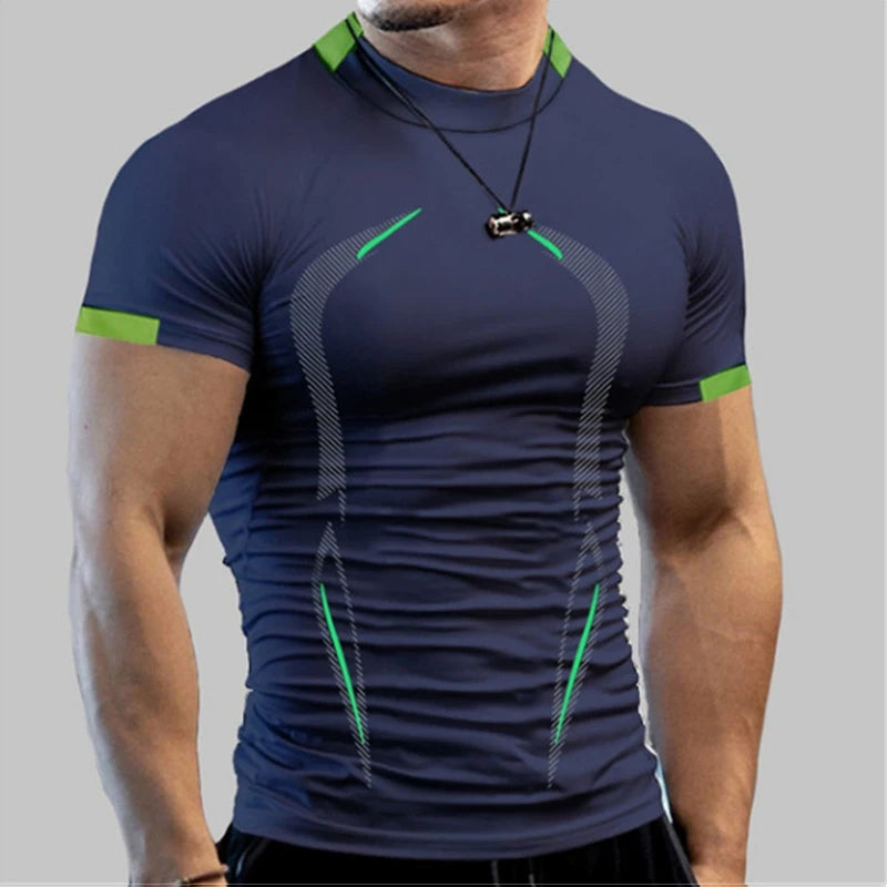 Men Compression Gym t Shirt