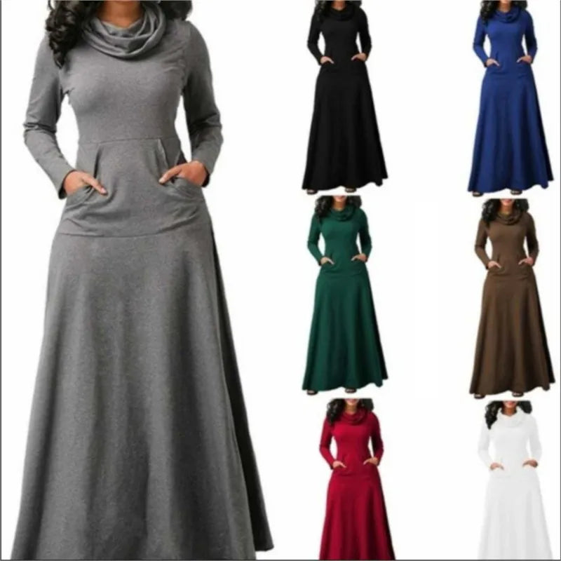 Women Long Sleeve Maxi Dress