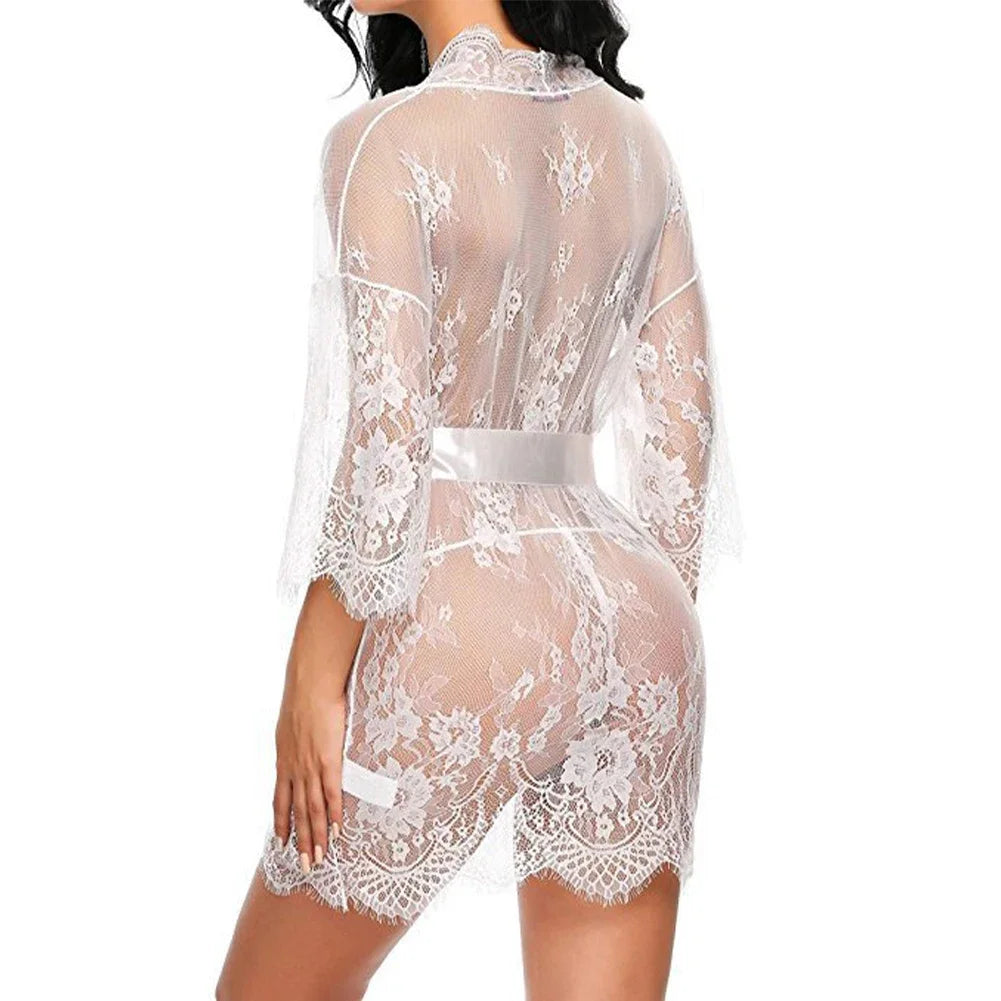 Sexy Lingerie Lace Nightgown