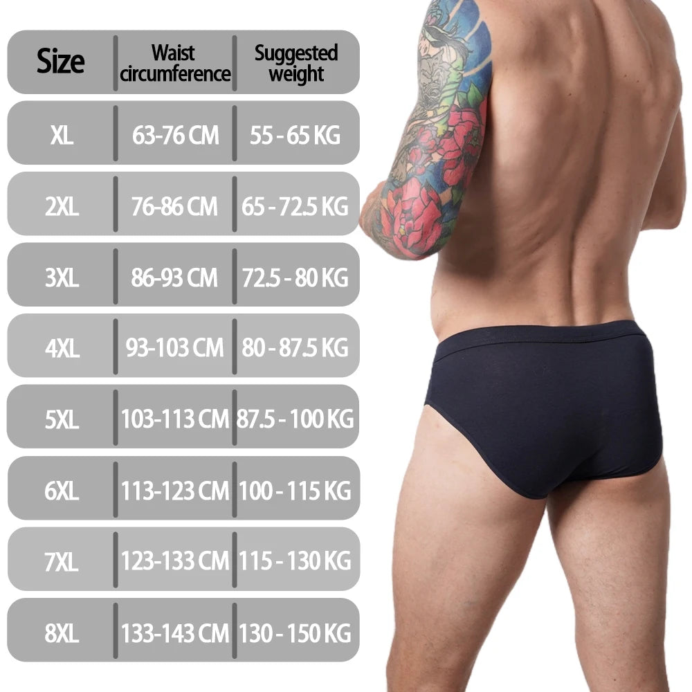 Men breathable Cotton Briefs